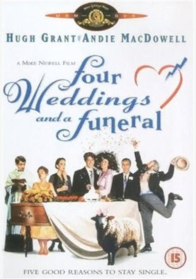 Four Weddings & A Funeral SHEP DVD Pick and Sell the shop for Stay Home Entertainment Packs.!! SHEP DVD