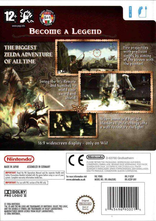 Legend of Zelda Twilight Princess Wii Pick and Sell the shop for Stay Home Entertainment Packs.!! VG Used