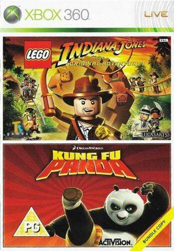 Lego: Indiana Jones/Kung Fu Panda : XBOX 360 Pick and Sell the shop for Stay Home Entertainment Packs.!! VG Used