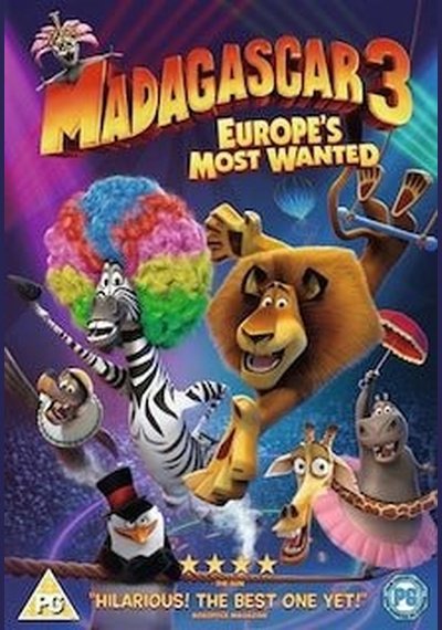 Madagascar 3 PG 2012 Used DVD Pick and Sell the shop for Stay Home Entertainment Packs.!! DVD's Used