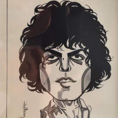 Marc Bolan Caricature P&S PC the shop for Stay Home Entertainment Packs.!! Hum