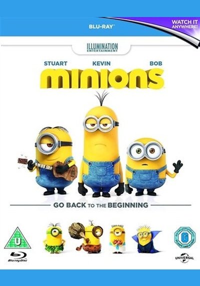 Minions Blu-ray Used Pick and Sell the shop for Stay Home Entertainment Packs.!! BR Used