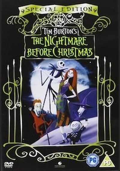 Nightmare Before Christmas Special Ed PG 1993 Used DVD Pick and Sell the shop for Stay Home Entertainment Packs.!! DVD's Used