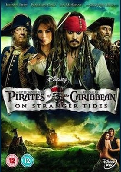 Pirates Of The Caribbean 4 12 2011 Used DVD Pick and Sell the shop for Stay Home Entertainment Packs.!! DVD's Used