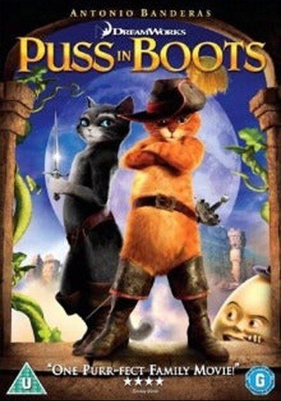 Puss in Boots SHEP DVD pick-and-sell