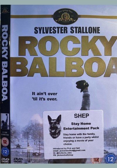 Rocky Balboa SHEP DVD Pick and Sell the shop for Stay Home Entertainment Packs.!! SHEP DVD