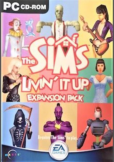 SIMS: Livin' It Up Expansion Pack PC Used Pick and Sell the shop for Stay Home Entertainment Packs.!! PC Used