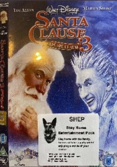 Santa Clause 3 SHEP DVD Pick and Sell the shop for Stay Home Entertainment Packs.!! SHEP DVD