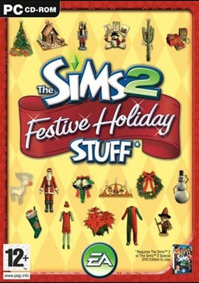 Sims 2: Festive Holiday Stuff PC Used Pick and Sell the shop for Stay Home Entertainment Packs.!! PC Used