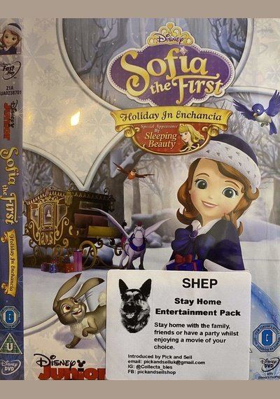 Sofia the First: Holiday in Enchancia SHEP DVD Pick and Sell the shop for Stay Home Entertainment Packs.!! SHEP DVD