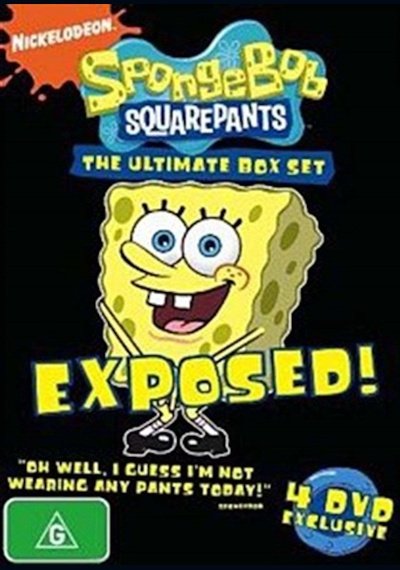 Spongebob Squarepants Used DVD Pick and Sell the shop for Stay Home Entertainment Packs.!! DVD's Used