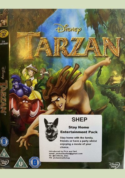 Tarzan SHEP DVD Pick and Sell the shop for Stay Home Entertainment Packs.!! SHEP DVD