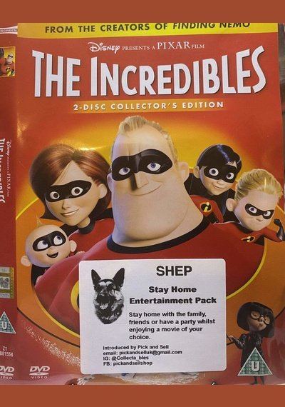 The Incredibles Collectors Edition SHEP DVD Pick and Sell the shop for Stay Home Entertainment Packs.!! SHEP DVD