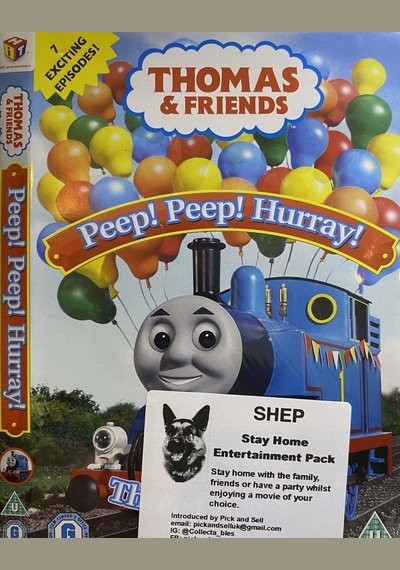 Thomas & Friends Peep Peep Hurray SHEP DVD Pick and Sell the shop for Stay Home Entertainment Packs.!! SHEP DVD