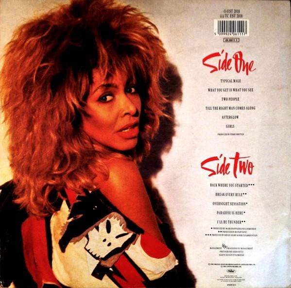 Tina Turner: Break Every Rule : LP Pick and Sell the shop for Stay Home Entertainment Packs.!!