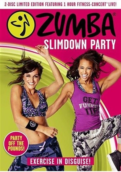 Zumba Slim Down Party Used DVD Pick and Sell the shop for Stay Home Entertainment Packs.!! DVD's Used